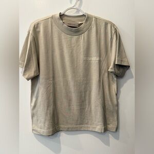 Essentials Light Beige Short Sleeve Tee
